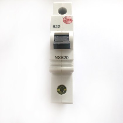 Wylex NSB20 B20 20A 20 Amp Metal Clip Old Style MCB Circuit Breaker Type B